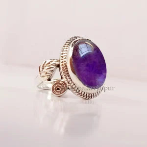 Natural Amethyst Gemstone Ring, 925 Sterling Silver, Amethyst Ring, Women’s Amethyst Ring, Best Gift Your Wife