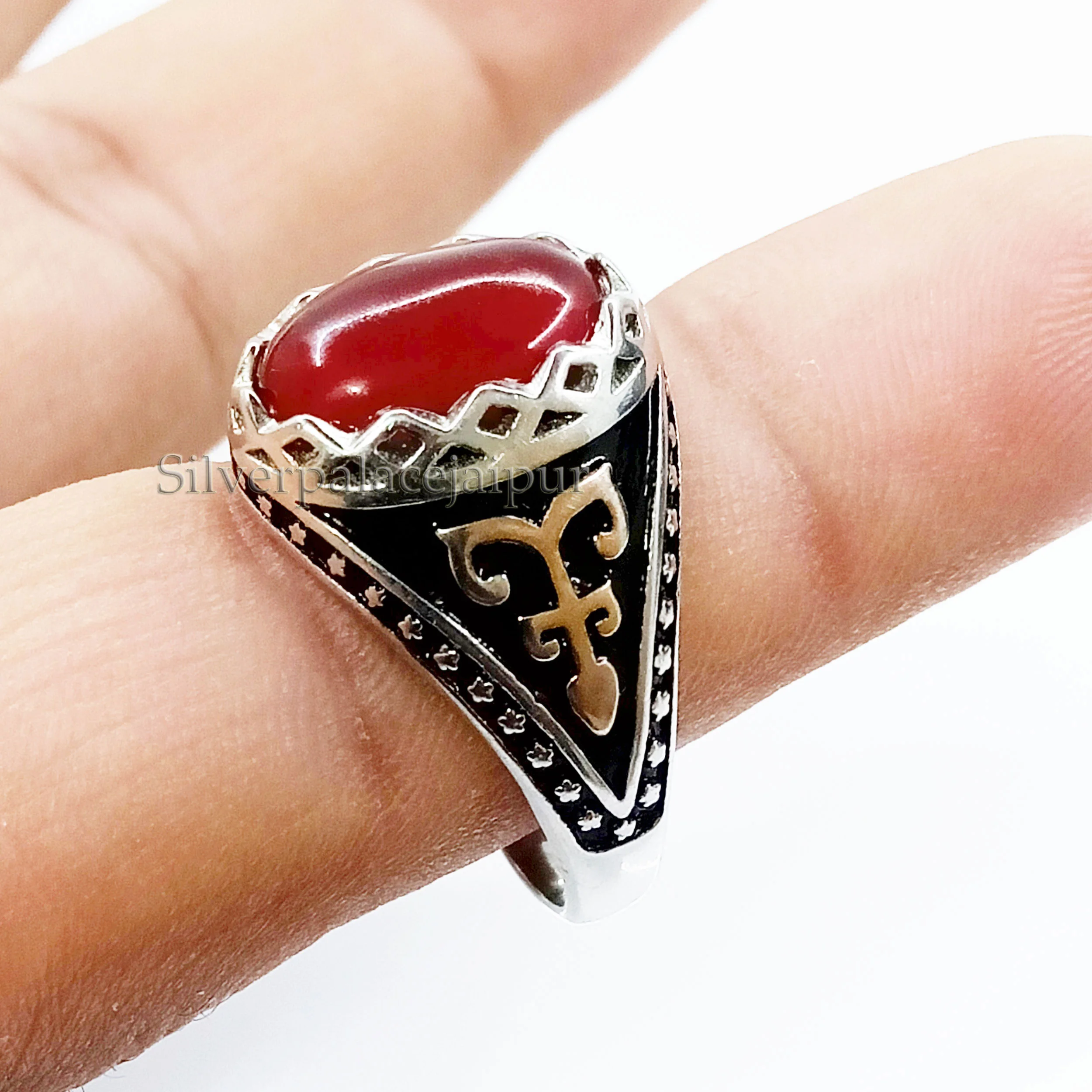 Red Onyx Ring (5) Red Onyx Ring