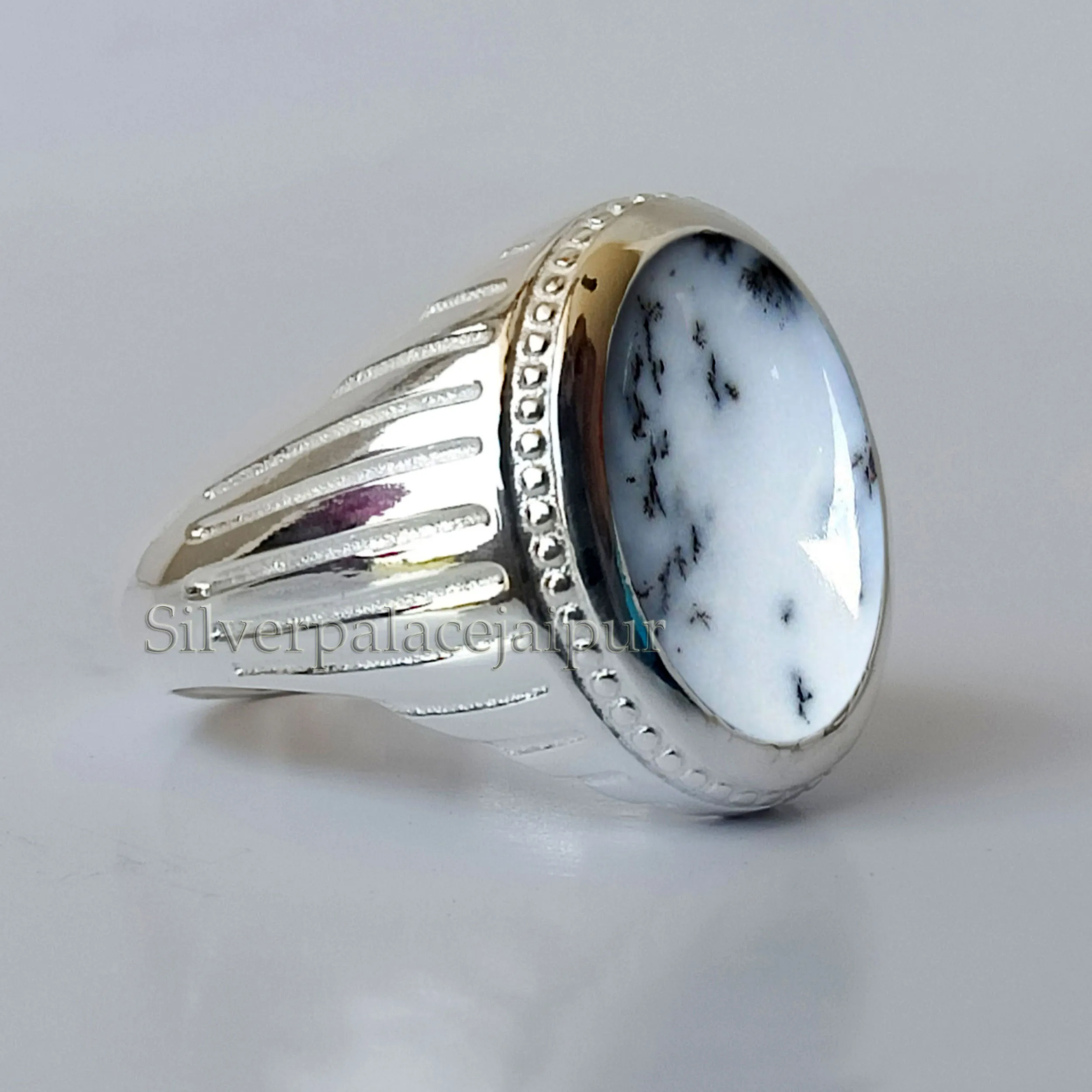 Dendritic Opal Ring Dendritic Opal Ring