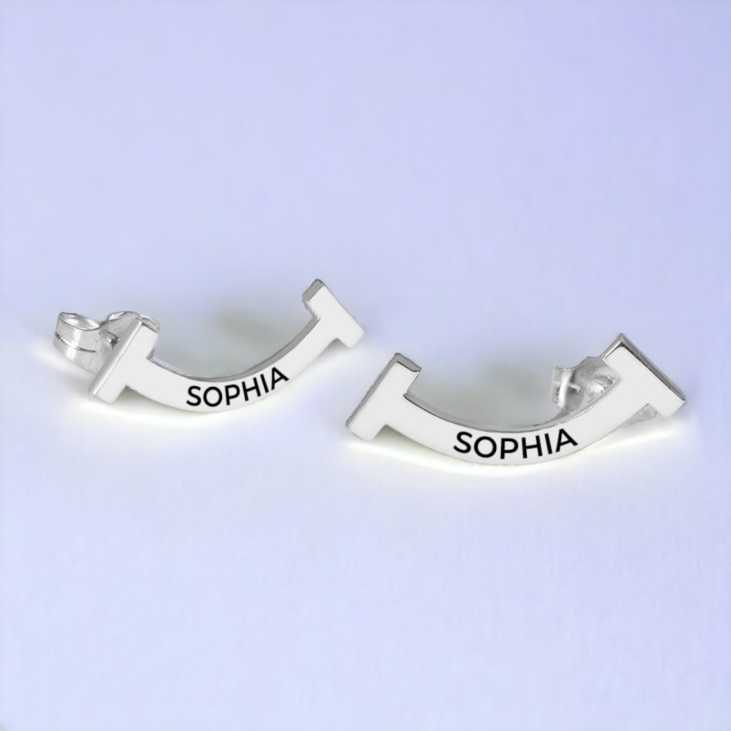 Custom Hand-Laser Fingerprint Heart Signet Silver Ring