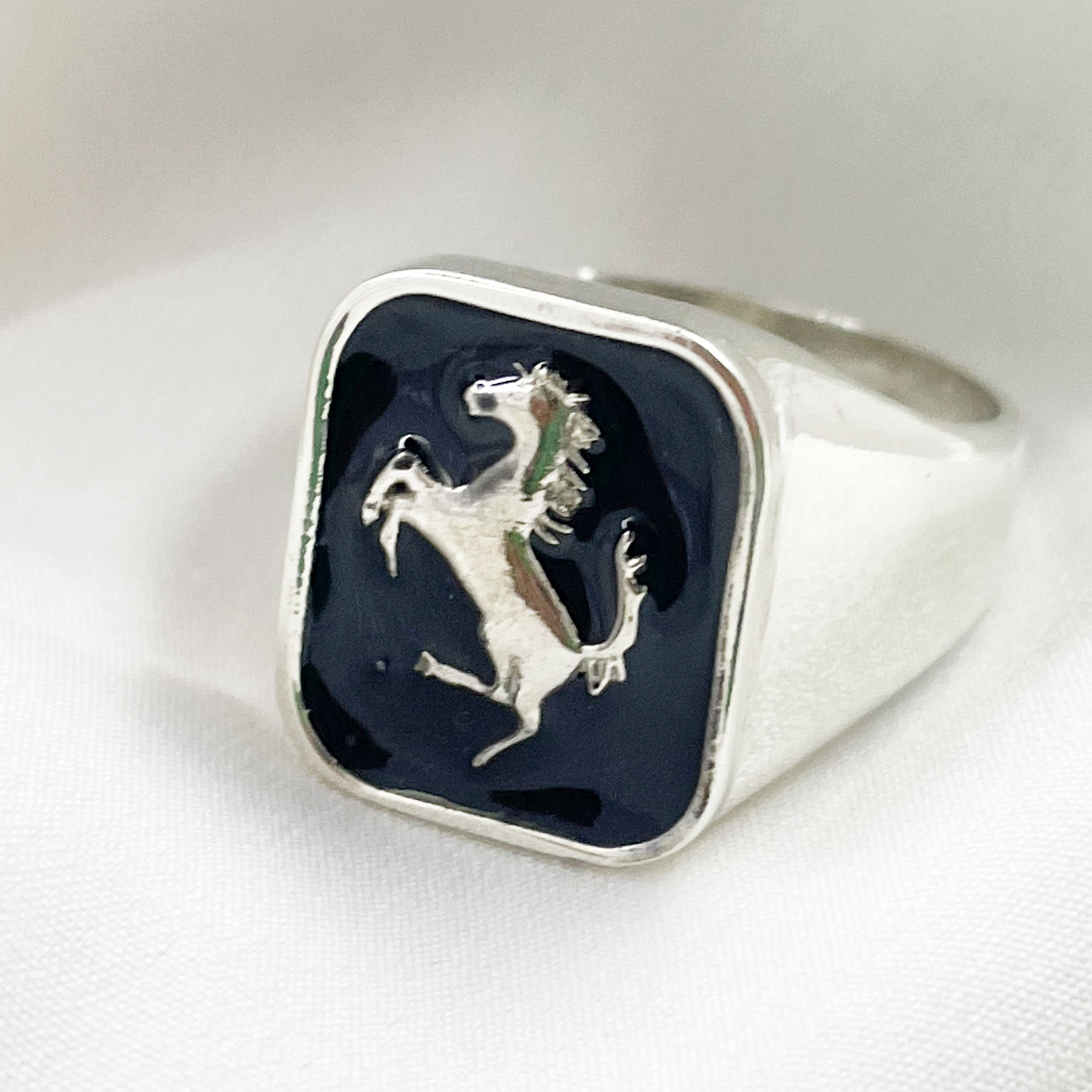 Narural Rainbow Moonstone Ring | 925 Sterling Silver Statement Jewelry